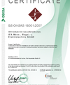 Certificate BS OHSAS 18001:2007